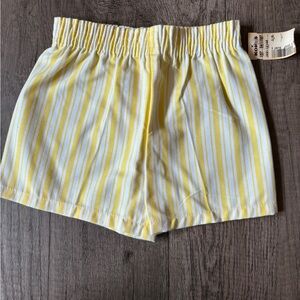 Vintage NWT Deadstock Toddler Baby Shorts Mambro 2T Yellow Striped